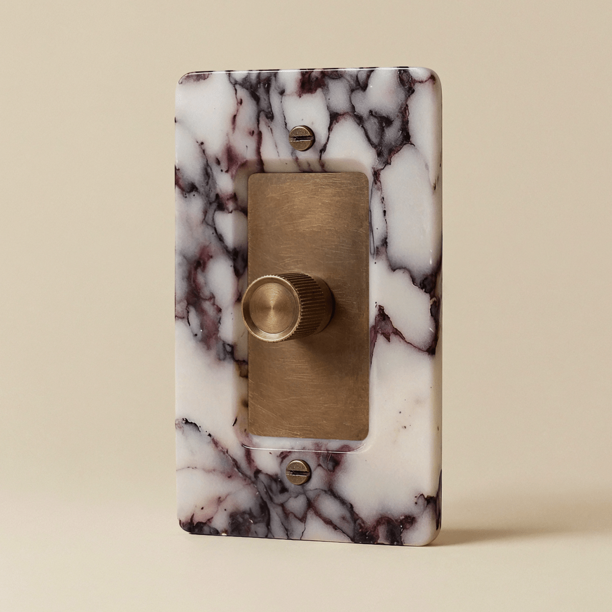 Marble 3 Way Rotary Dimmer Switch