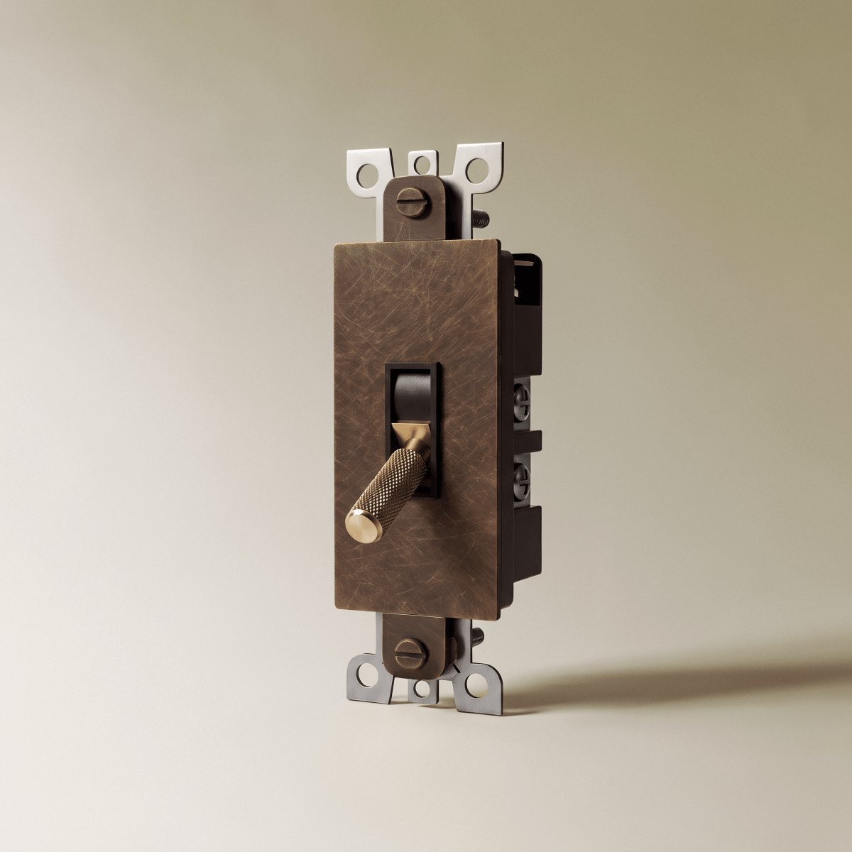 Brass Toggle Switch Module