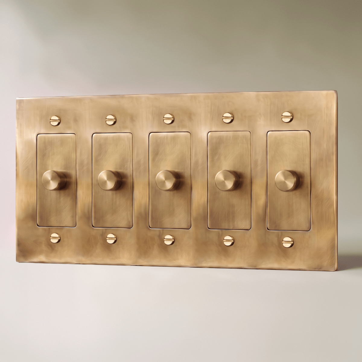Unlacquered Brass Dimmer Switch