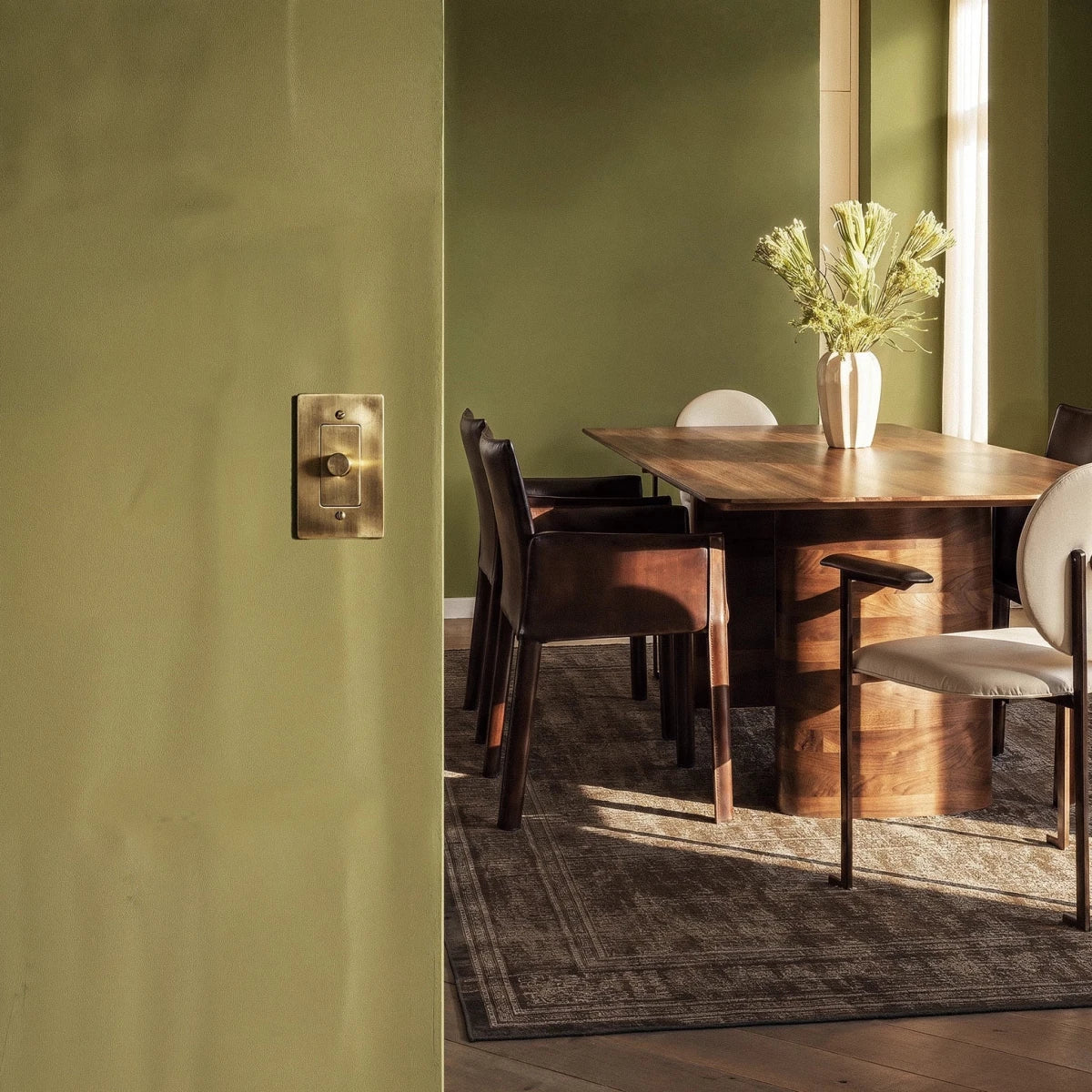 Unlacquered Brass Dimmer Switch