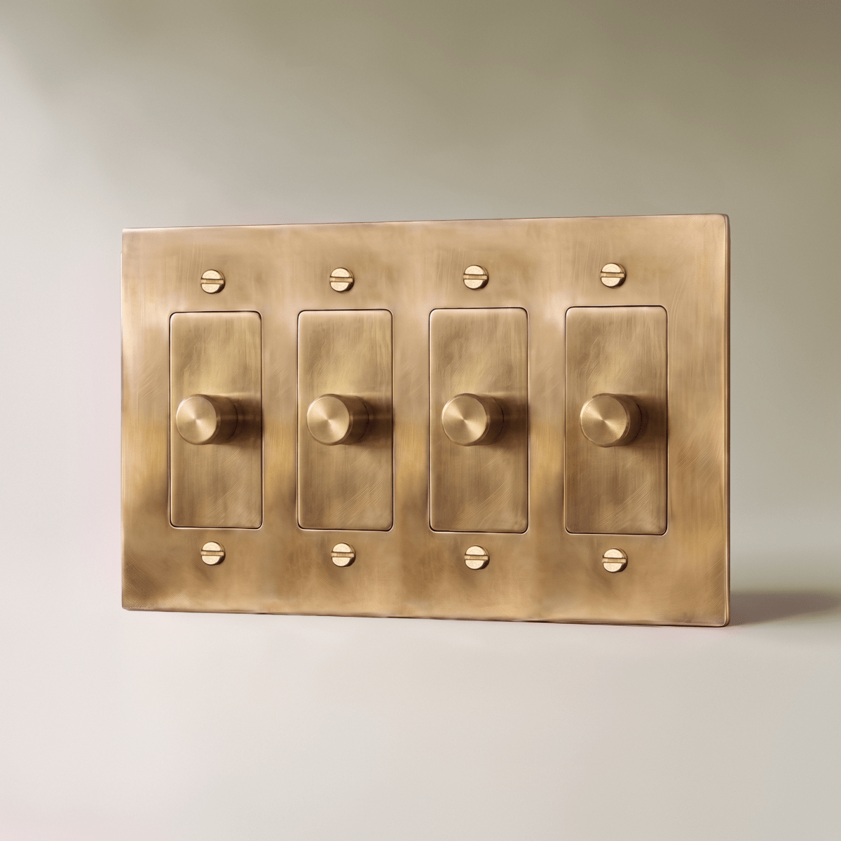 Unlacquered Brass Dimmer Switch