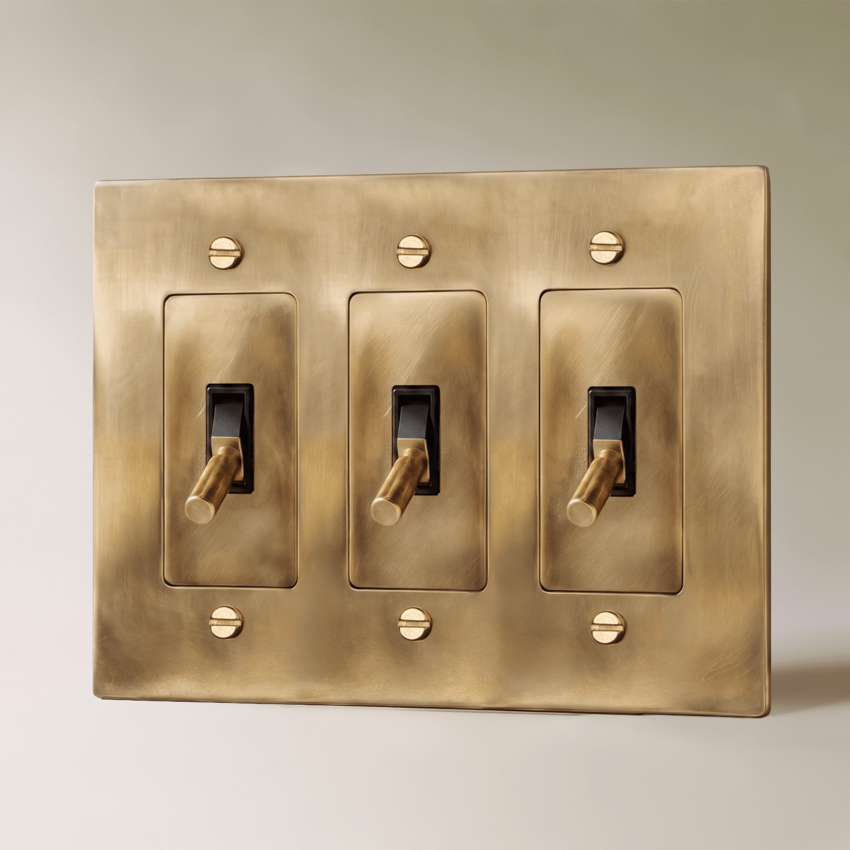 Unlacquered Brass Toggle Light Switch