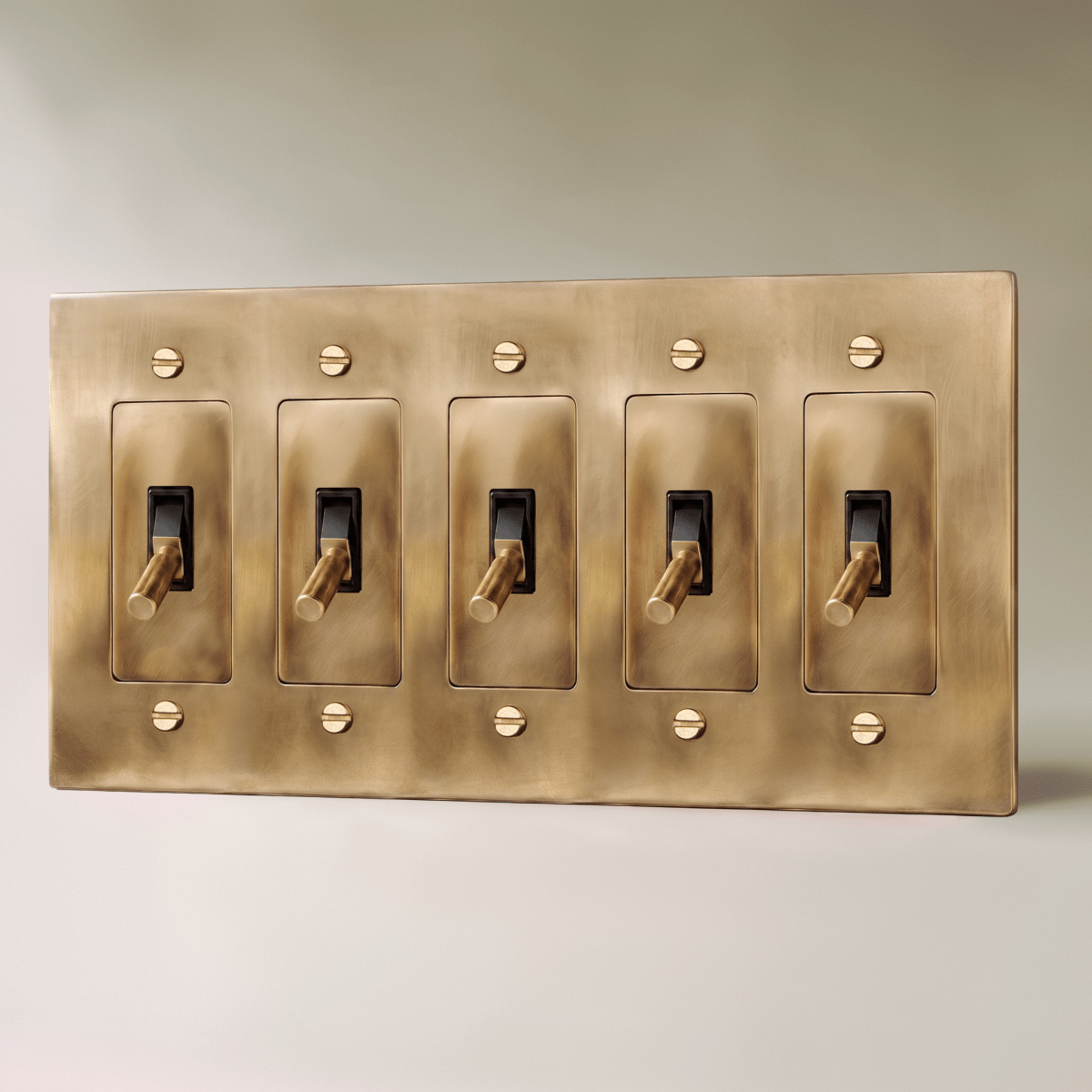 Unlacquered Brass Toggle Light Switch