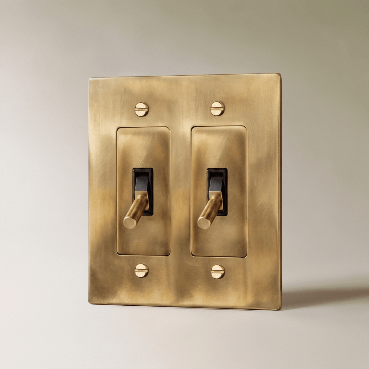 Unlacquered Brass Toggle Light Switch
