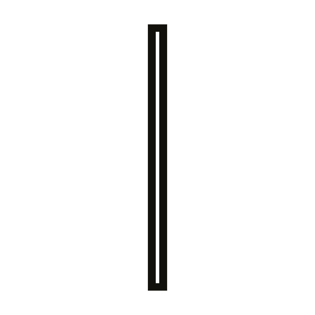 Slimline Linear Wall Sconce, Iron and Acrylic Bar Light