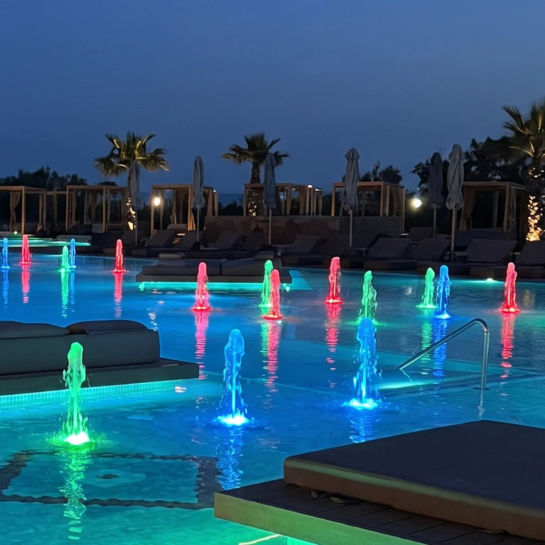 Ring Fountain Underwater Light, Stainless Steel Pond Light 2